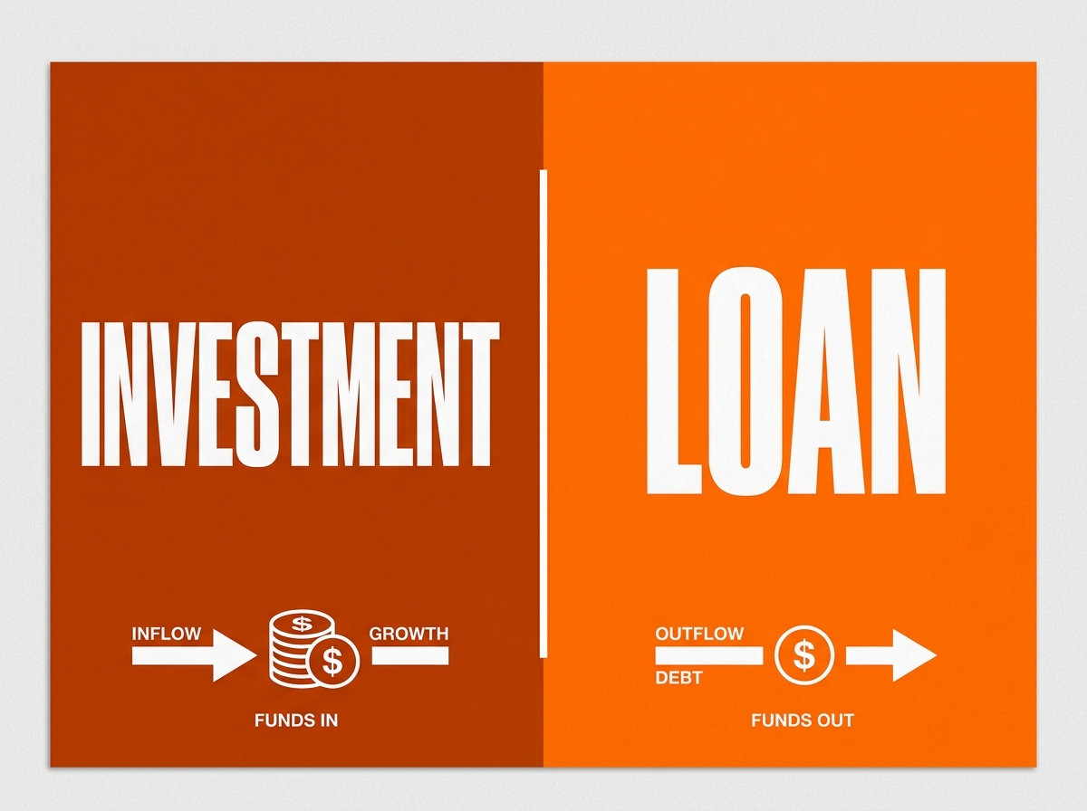 Investment and loan concept poster